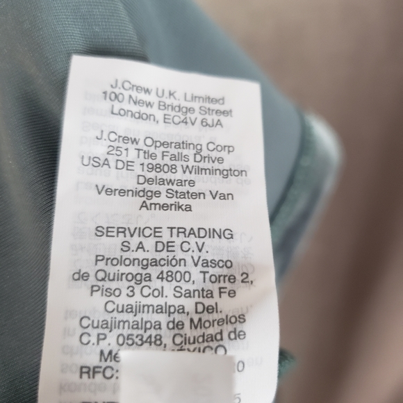 Madewell Green Velvet wrap top sz M - Picture 7 of 7